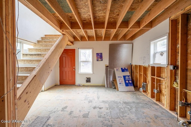 510 N Hubbard, Coeur Dalene, ID 83814 - below grade area with healthy amount of natural light and stairway