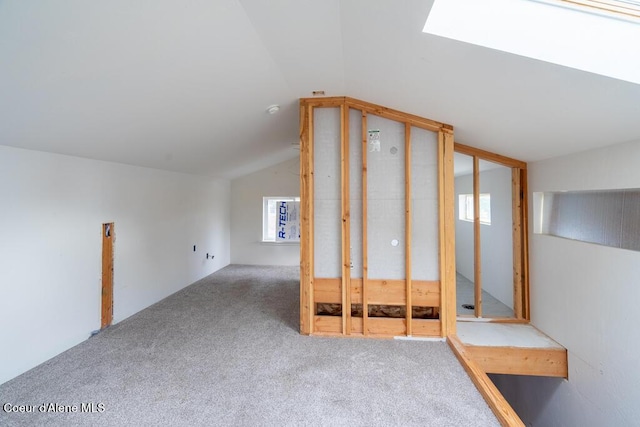 510 N Hubbard, Coeur Dalene, ID 83814 - additional living space featuring carpet floors and vaulted ceiling