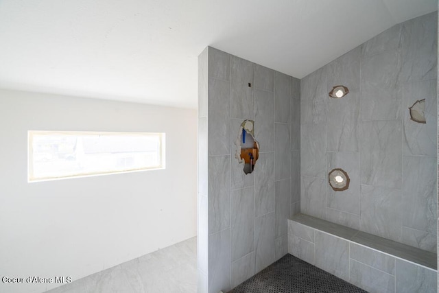 510 N Hubbard, Coeur Dalene, ID 83814 - bathroom with a tile shower