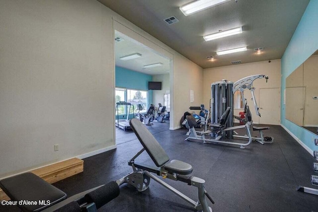 view of exercise room