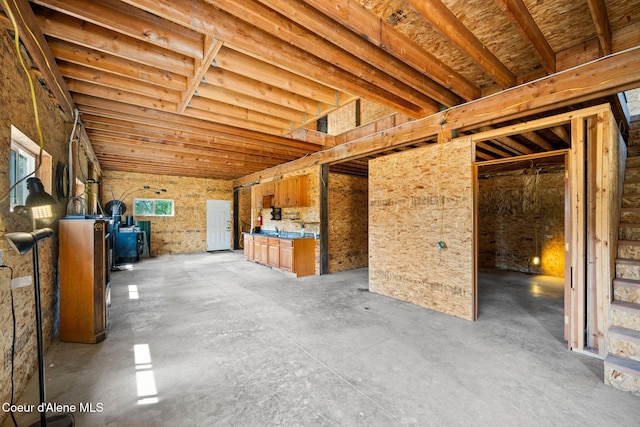 view of horse barn