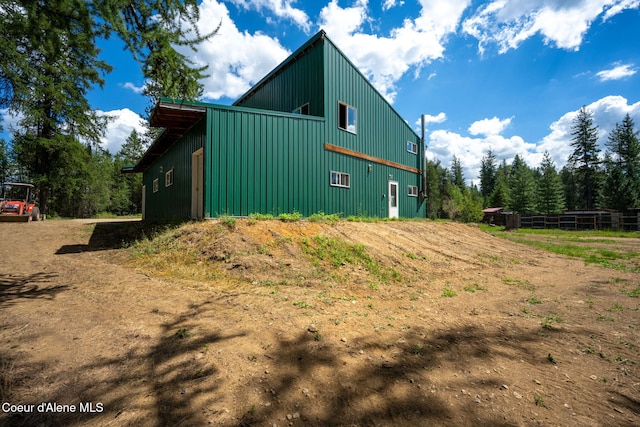 view of side of home