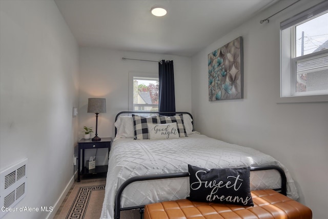 bedroom featuring carpet flooring