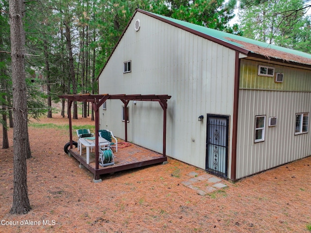 694 S Signal Point Rd, Post Falls, ID 83854 - view of outdoor structure with a pergola