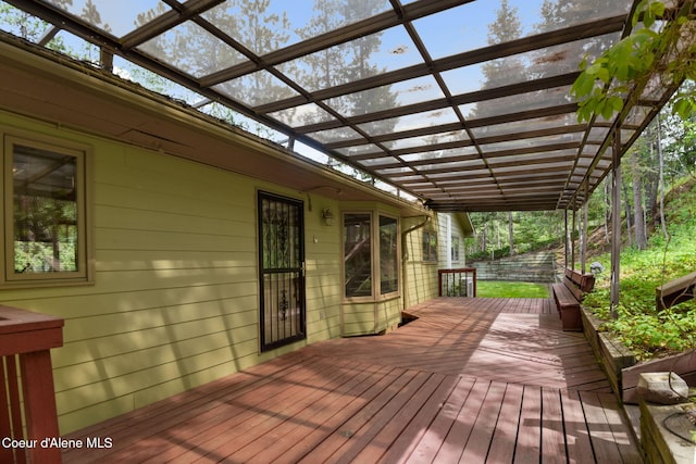 694 S Signal Point Rd, Post Falls, ID 83854 - view of wooden terrace