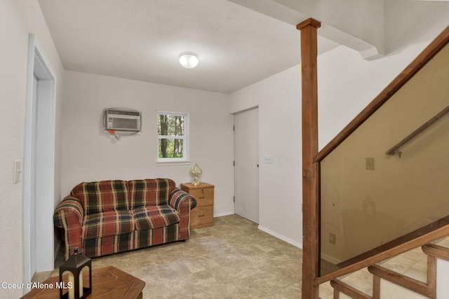 694 S Signal Point Rd, Post Falls, ID 83854 - living room with an AC wall unit and tile patterned floors