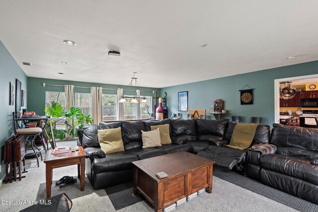 11673 N Boyer Rd, Sandpoint, ID 83864 - view of carpeted living area