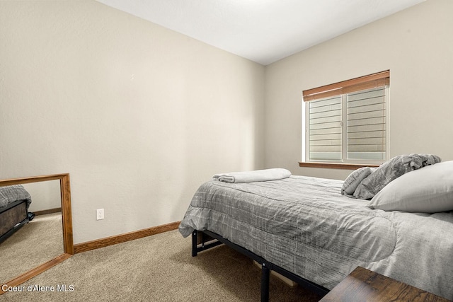 bedroom featuring carpet flooring