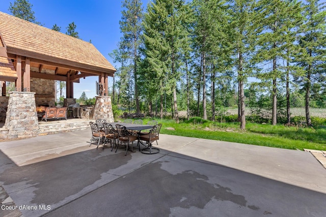 6126 S Gozzer Rd, Harrison, ID 83833 - view of patio / terrace