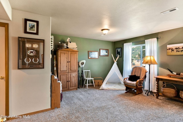 playroom with carpet flooring