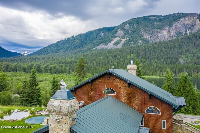 view of mountain feature