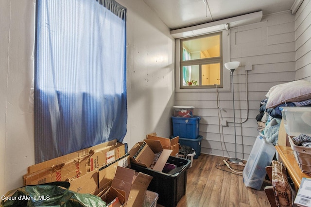 view of storage room