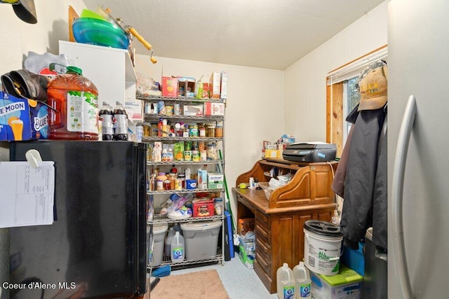 view of pantry