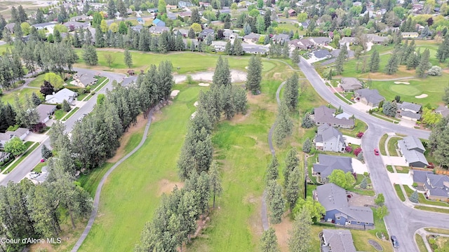 706 N Dundee Dr, Post Falls, ID 83854 - aerial overview of property's location with nearby suburban area and a local golf course