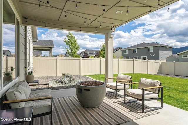 view of patio