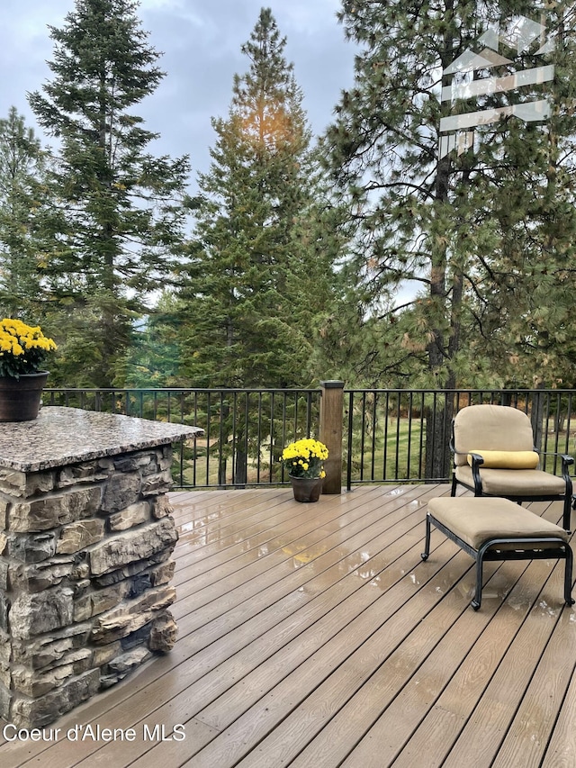 view of deck