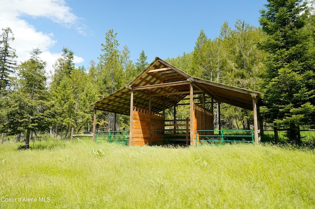 4333 Old Highway Two Loop, Moyie Springs, ID 83845 - view of home's community with an exterior structure and an outbuilding
