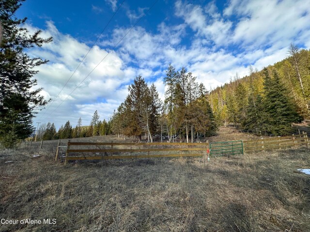 4333 Old Highway Two Loop, Moyie Springs, ID 83845 - view of yard with a wooded view and a view of rural / pastoral area