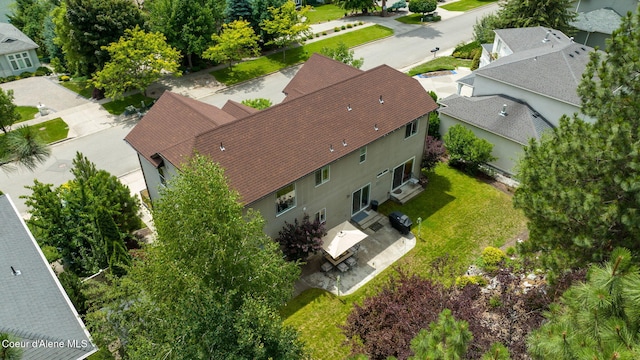 bird's eye view featuring a residential view