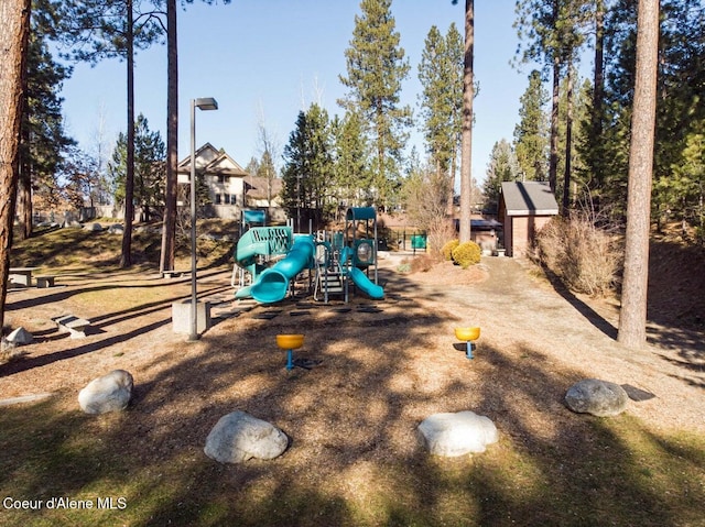 view of community playground