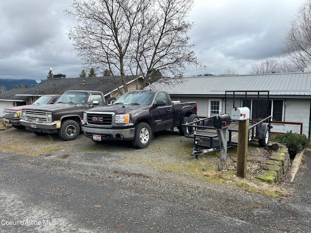 view of parking / parking lot