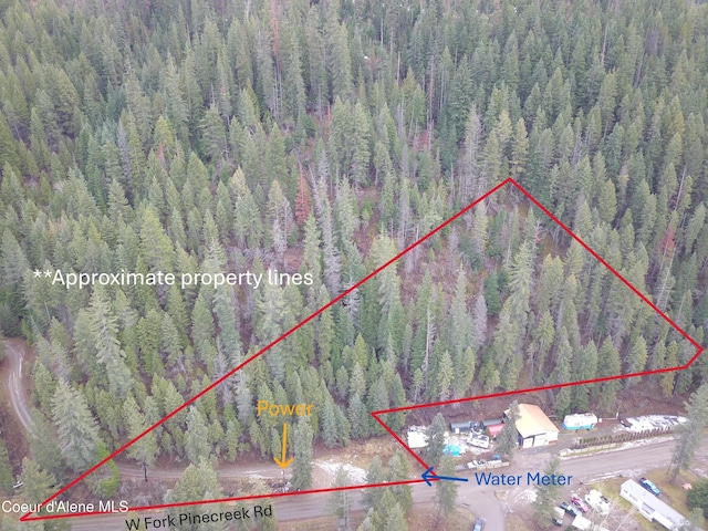 NKA W Fork Pinecreek Rd, Pinehurst ID, 83850 land for sale