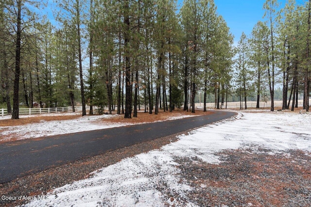 view of road