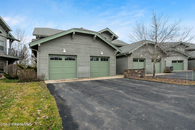 craftsman-style house featuring a garage