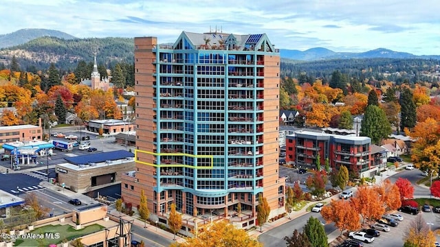 view of property with a mountain view