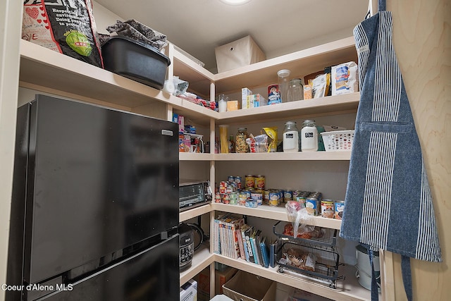 view of pantry