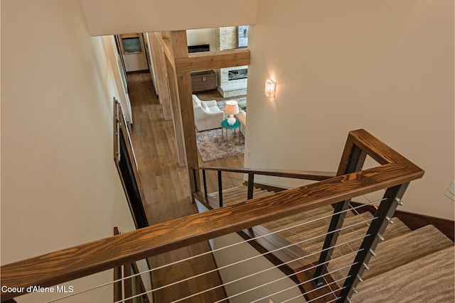 view of staircase