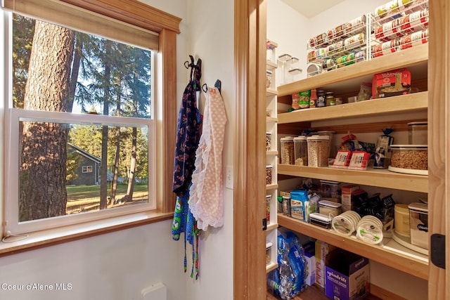 view of pantry