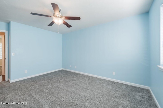 1449 N Moonstone St, Post Falls, ID 83854 - spare room with carpet flooring and ceiling fan