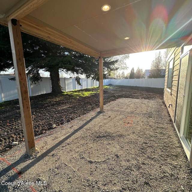1605 N Garvin Ct, Spokane Valley, WA 99016 - view of yard with fence