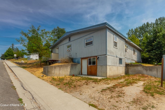 view of side of property