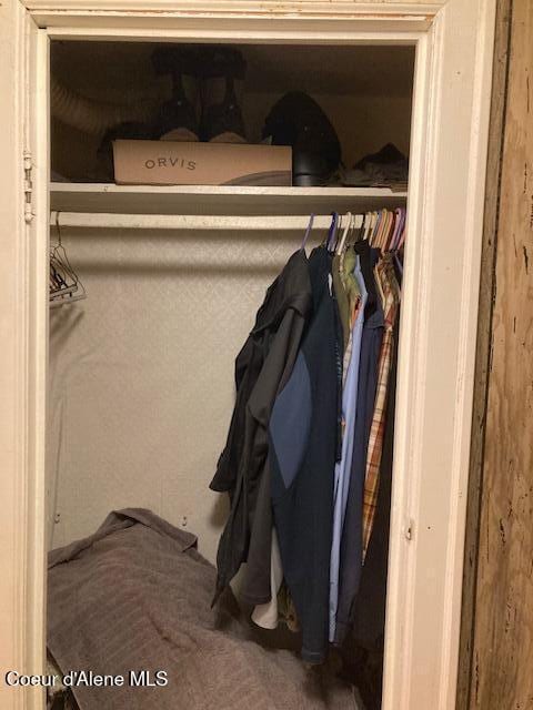 view of closet