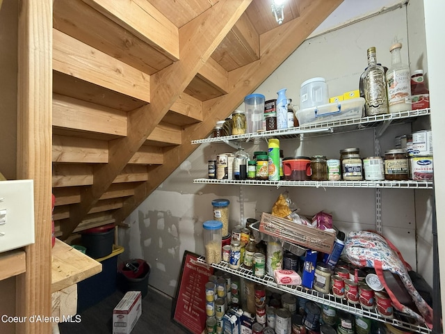 view of pantry