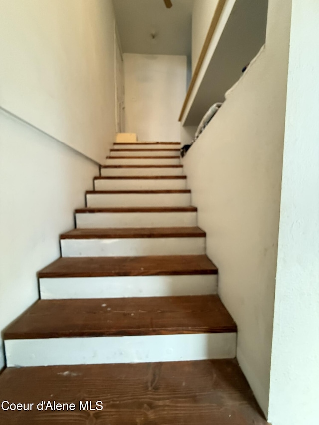 view of stairs