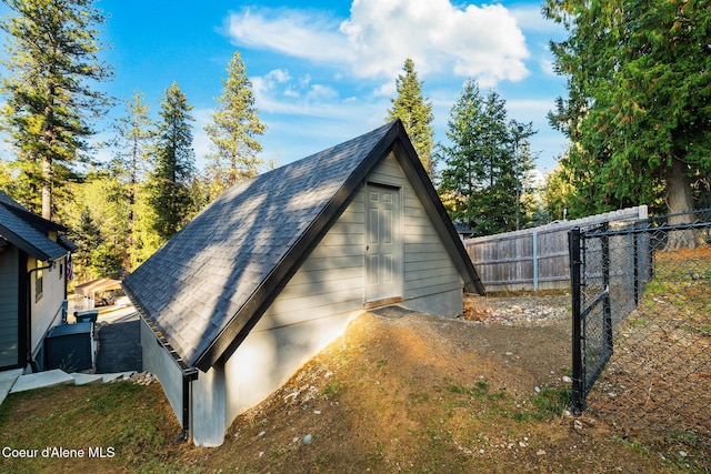 view of side of home