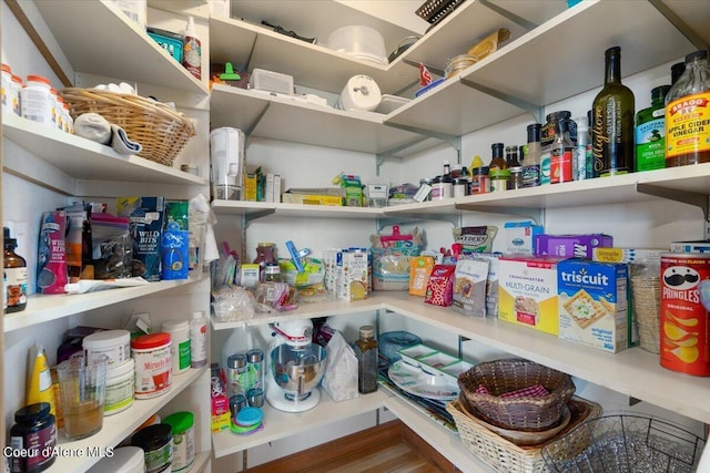 view of pantry