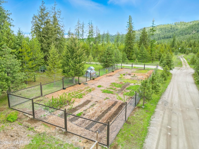 32 Angelina Way, Priest River, ID 83856 - view of community with a vegetable garden and a view of trees