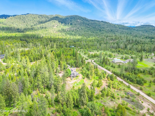 32 Angelina Way, Priest River, ID 83856 - drone / aerial view of a forest and a mountainous background