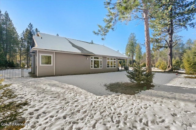 view of rear view of house