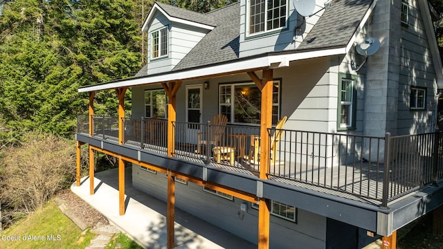 19503 E Hayden Lake Rd, Hayden, ID 83835 - exterior space with covered porch