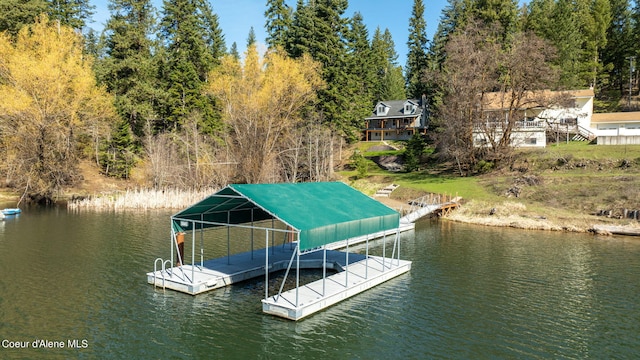 19503 E Hayden Lake Rd, Hayden, ID 83835 - dock area with a water view