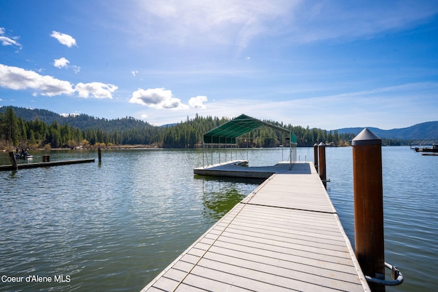 19503 E Hayden Lake Rd, Hayden, ID 83835 - view of dock with a water view