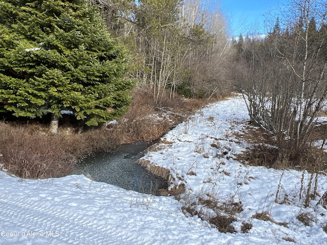 view of snowy landscape