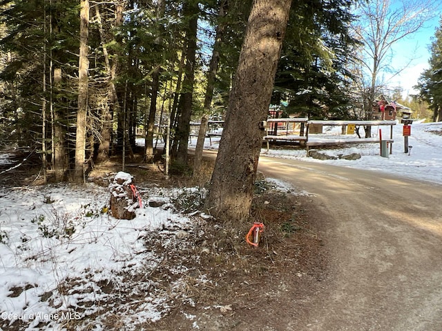 view of road