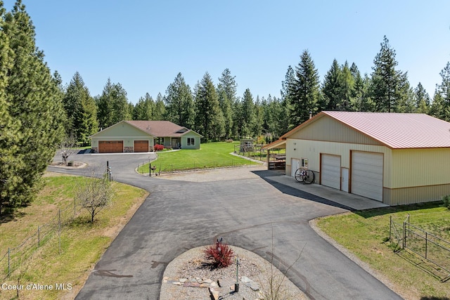view of road with driveway