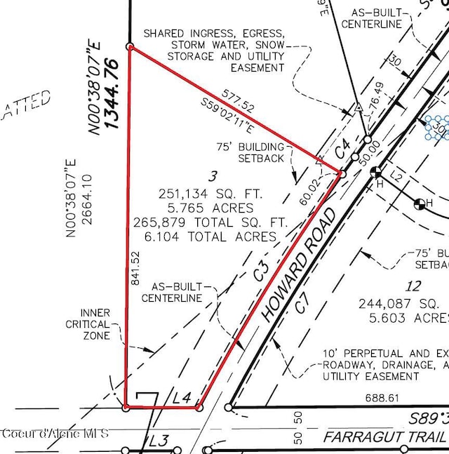 L3B1 Howard Rd, Athol ID, 83801 land for sale